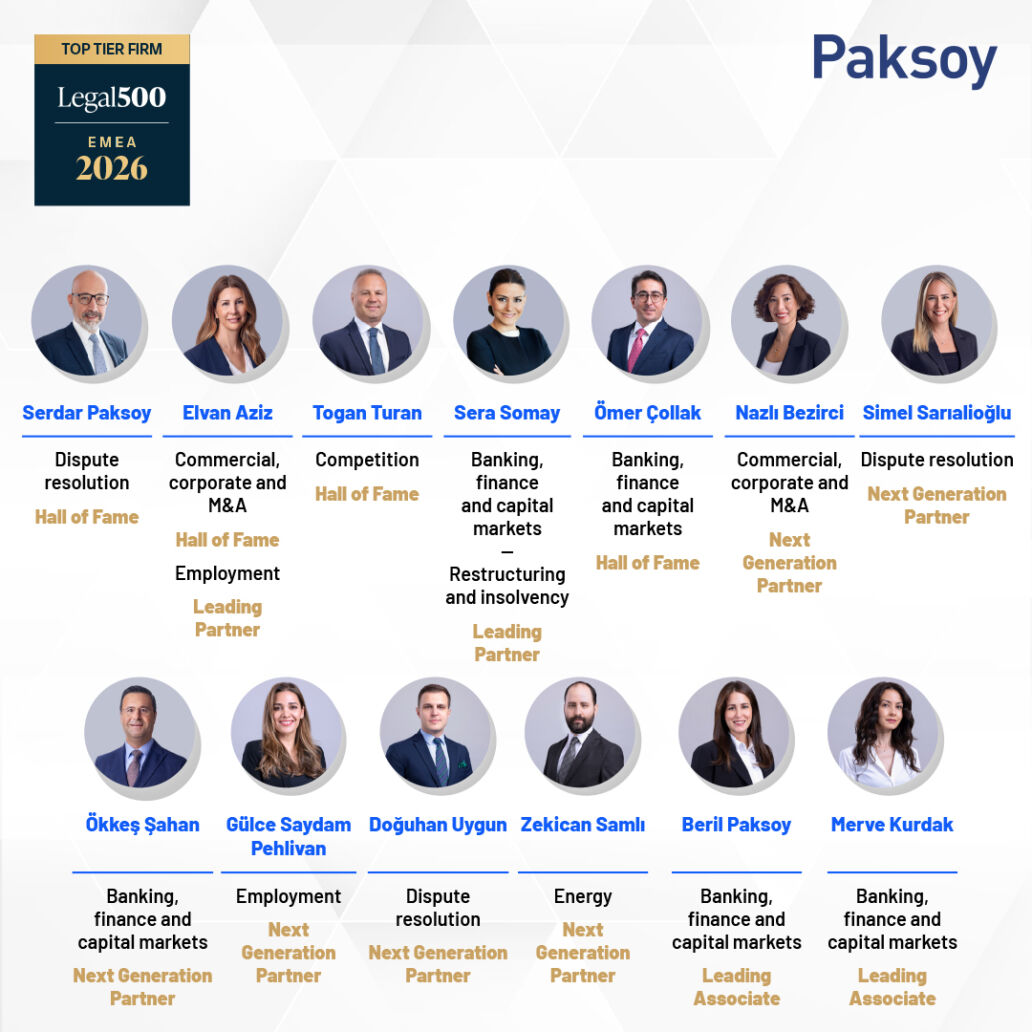 Legal 500 EMEA 2026’da en üst seviyede yer aldık | Paksoy